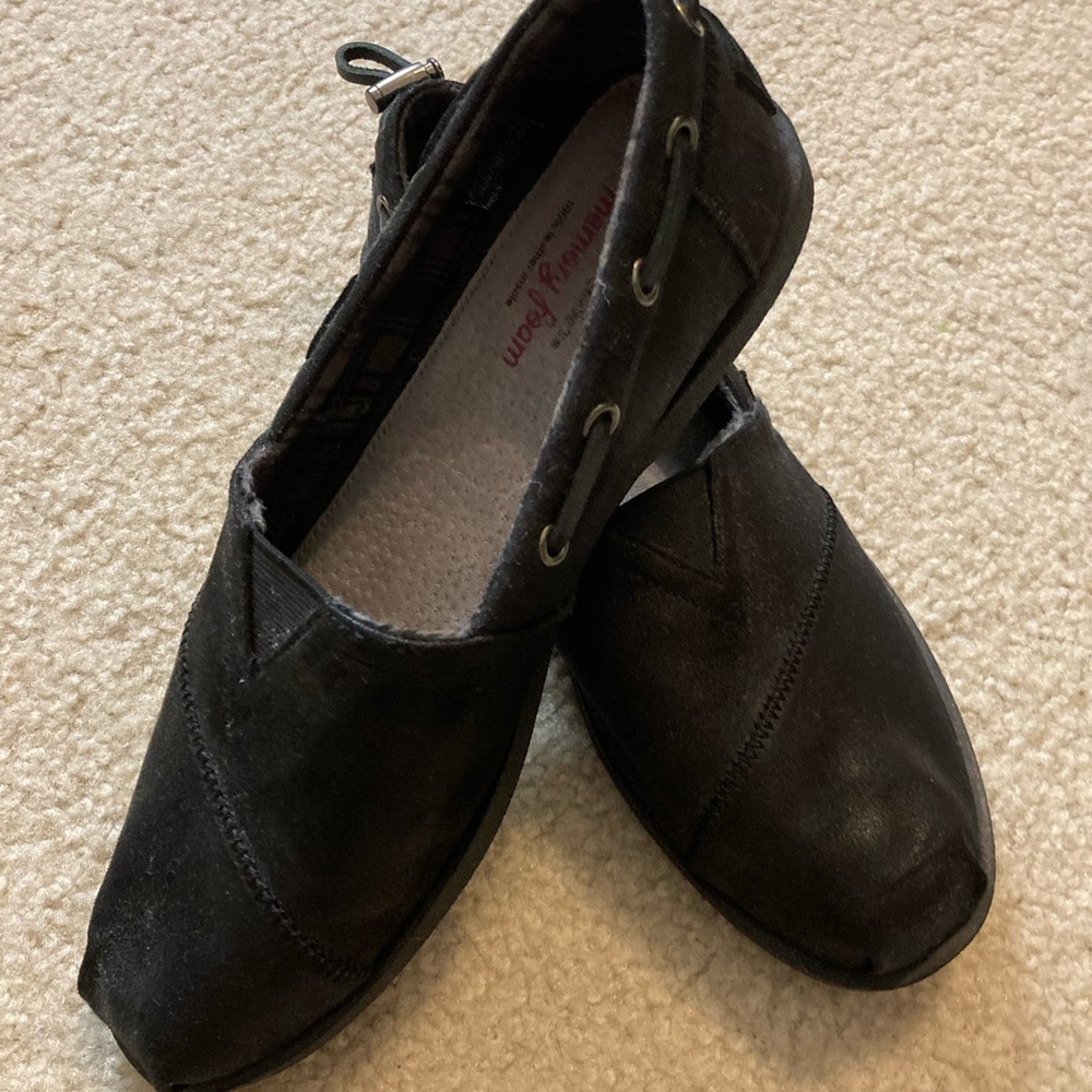 Black Bobs-Memory Foam Size 8